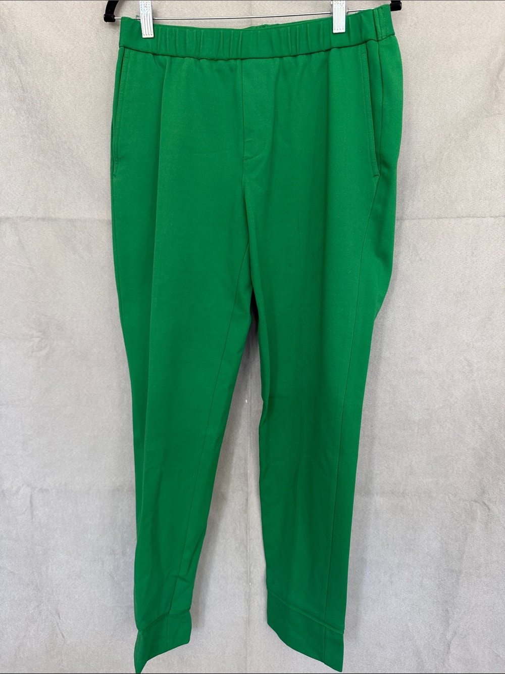 ✅ INC International Concepts Bright Green Elastic-Waist Joggers.